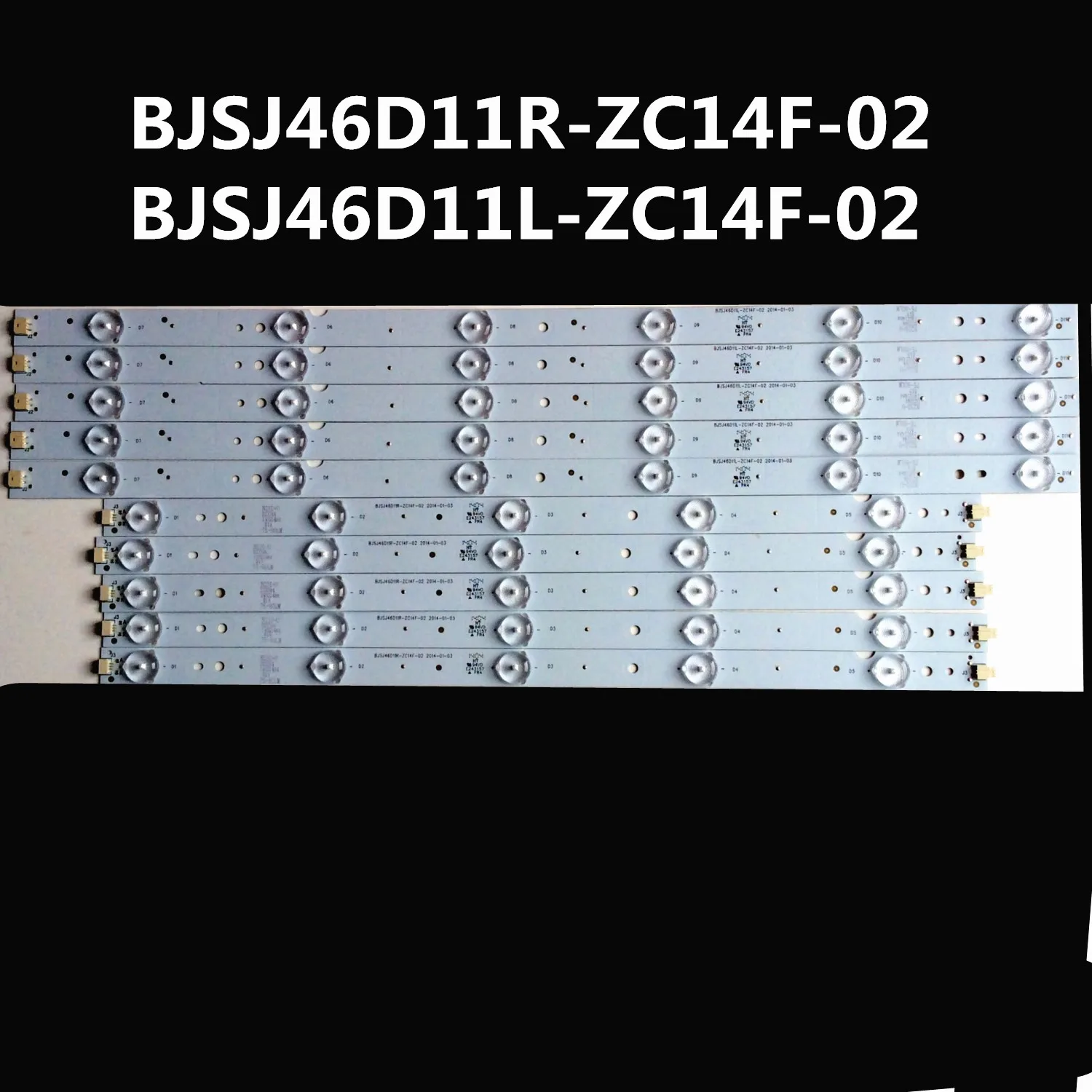 Светодиодная лента-подсветка полный набор BJSJ46D11R-ZC14F-02 BJSJ46D11L-ZC14F-02 новый для Atvio 46