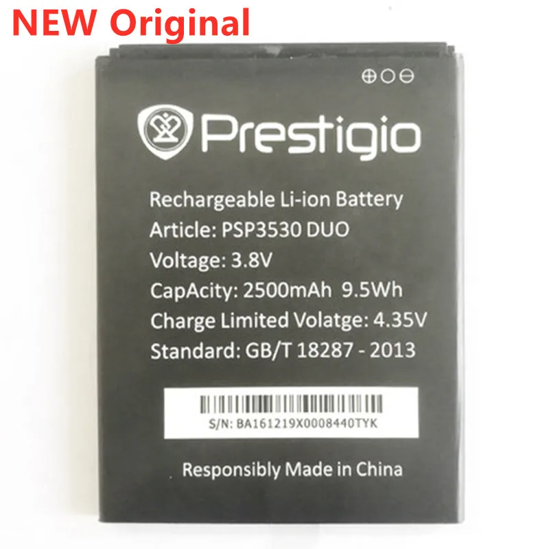 NewOriginal 2500mAh PSP3530 Replacement Battery For Prestigio Muze D3 E3 F3 PSP 3530 DUO PSP3531 PSP3532 DUO Muze A7 PSP7530 DUO