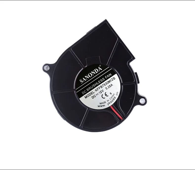 Dc 12 v 0,25 A центробежный вентилятор, вентилятор увлажнитель 75 мм проекторы