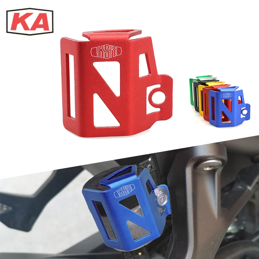 

For Yamaha XSR700 XSR900 XSR 700 900 2017-2021 2020 2019 Moto Rear Brake Fluid Reservoir Guard Cover Cap Motorcycle Accessories