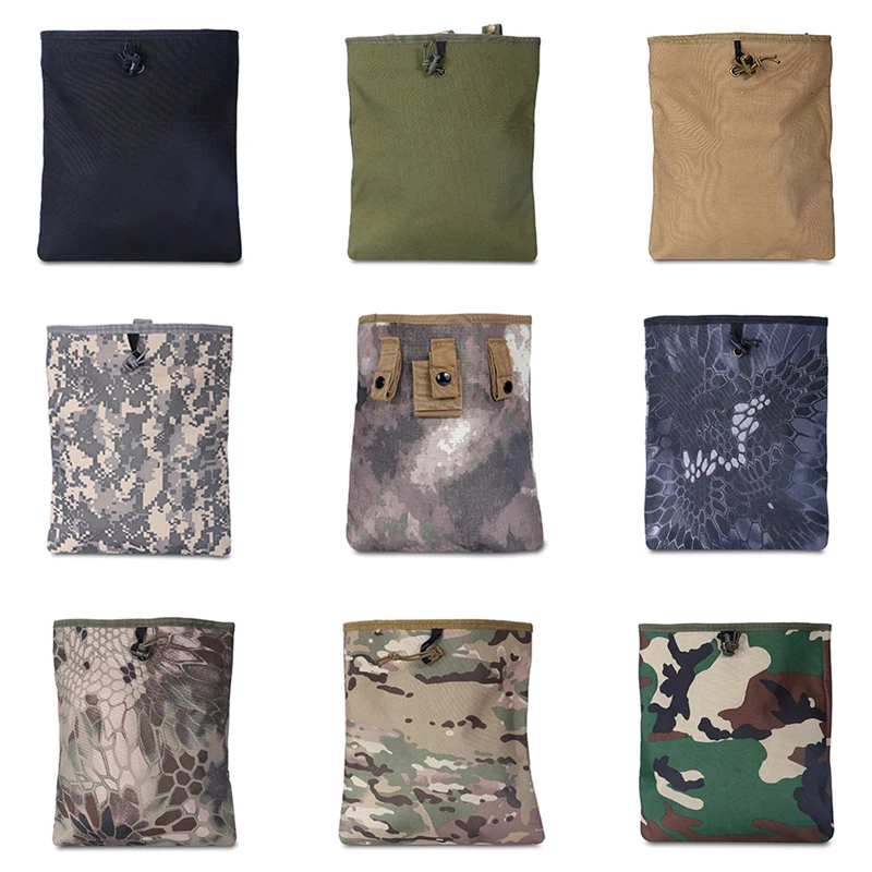 

Hunting Dump Drop Pouch Magazine Pouch Military Multicam Camo Tactical Airsoft Accessories Sundries Molle AR15 M4 Ammo EDC Bag