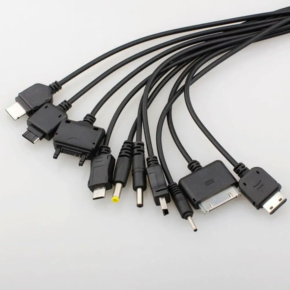 Универсальный USB кабель для зарядки мульти модель 10 в 1 Зарядка сотового телефона