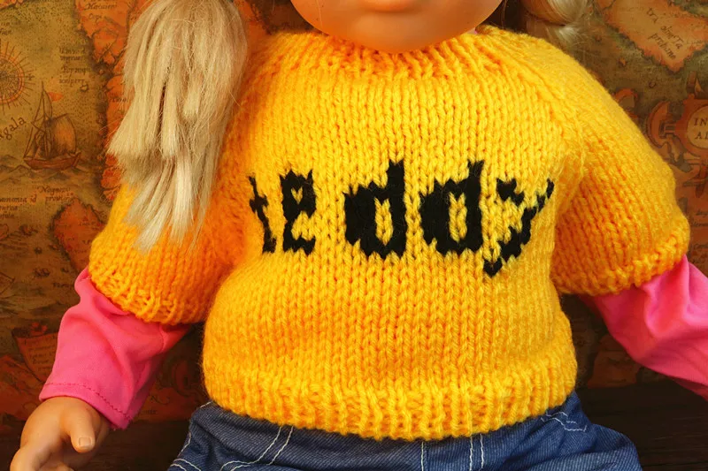 Симпатичный плюшевый мишка принцесса игровой домик кукла Bjd Кукла Одежда вязаные