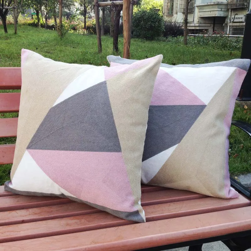 Декоративный чехол для подушки 45x45 см Квадратные наволочки подушек качественные