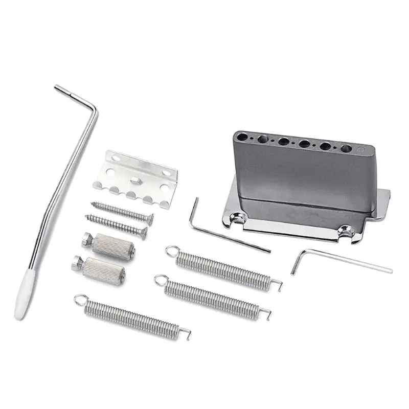

Electric Guitar Tremolo System Bridge Saddles Set Instrument Accessories