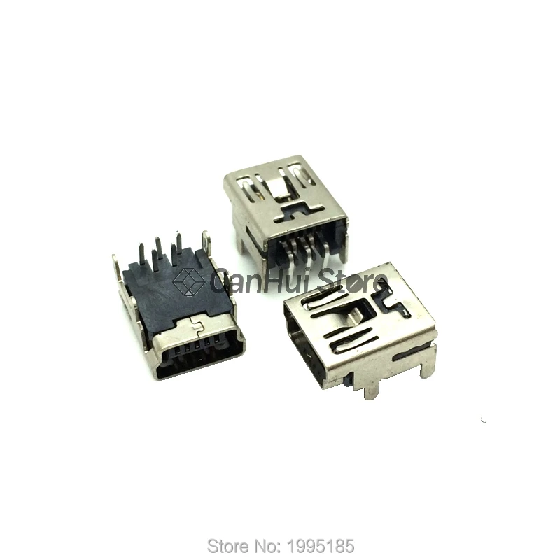 Мини-разъем USB SMD 5 контактов 180 градусов/90 градусов DIP-2 DIP-4 20 шт. | Обустройство дома
