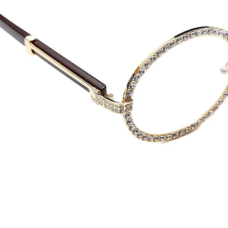 Мужские и женские очки со стразами Sen Maries Винтажные Солнцезащитные 3AAA с круглыми