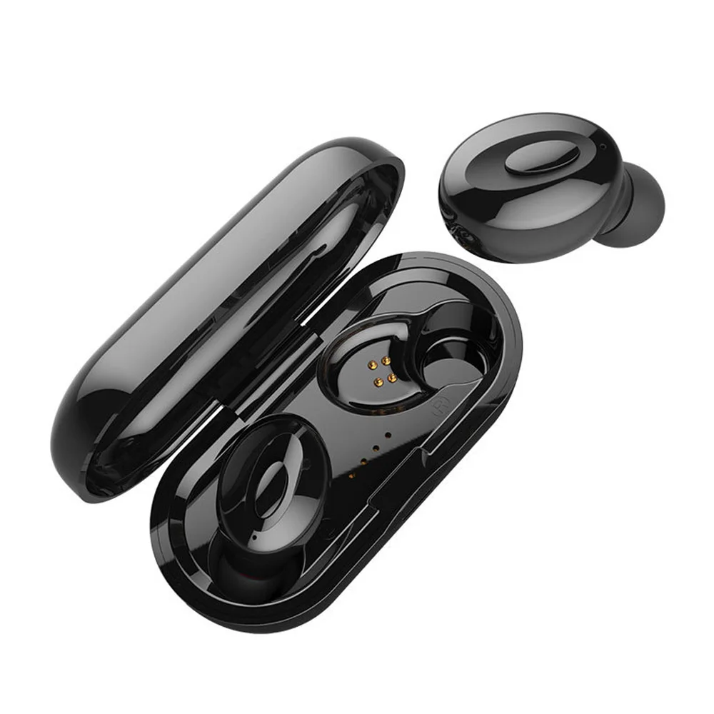 2 ear with charging XG15/XG13 bluetooth-гарнитура TWS Dual Pass 5,0 стерео bluetooth-наушники Беспроводные спортивные пересекающиеся универсальные беспроводные bluetooth-наушники airdots гарнитура для Xiaomi huawei iphone - Цвет: 2 ear with charging