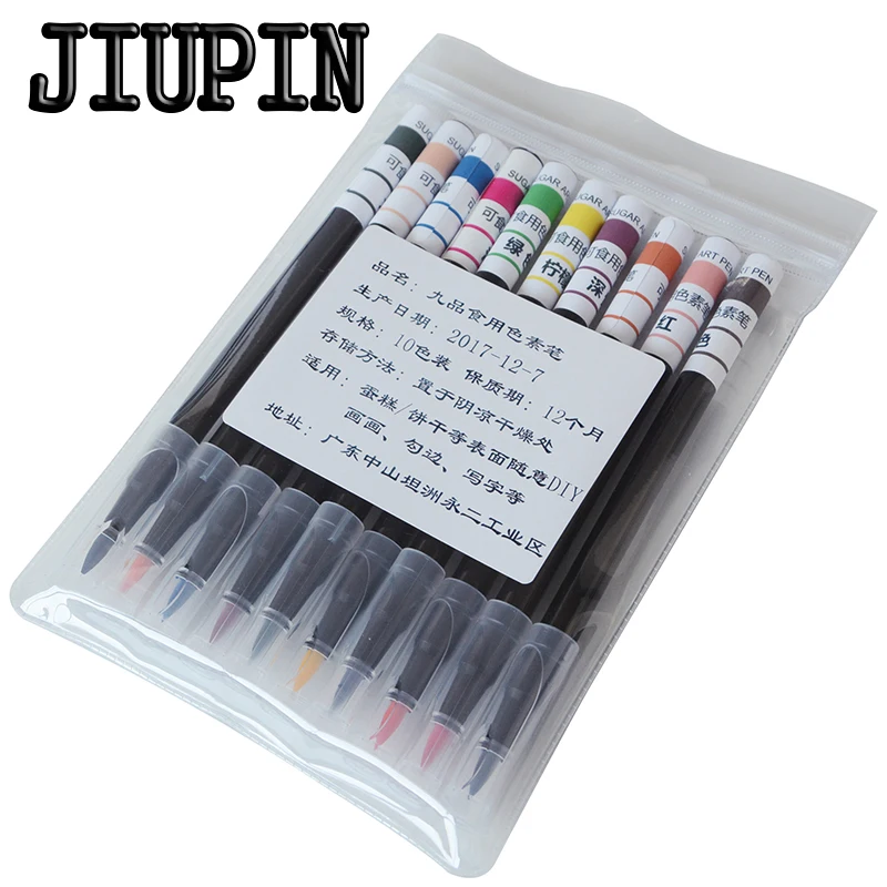 Пищевая ручка с чернилами кисточка для рисования печенья украшения тортов 10