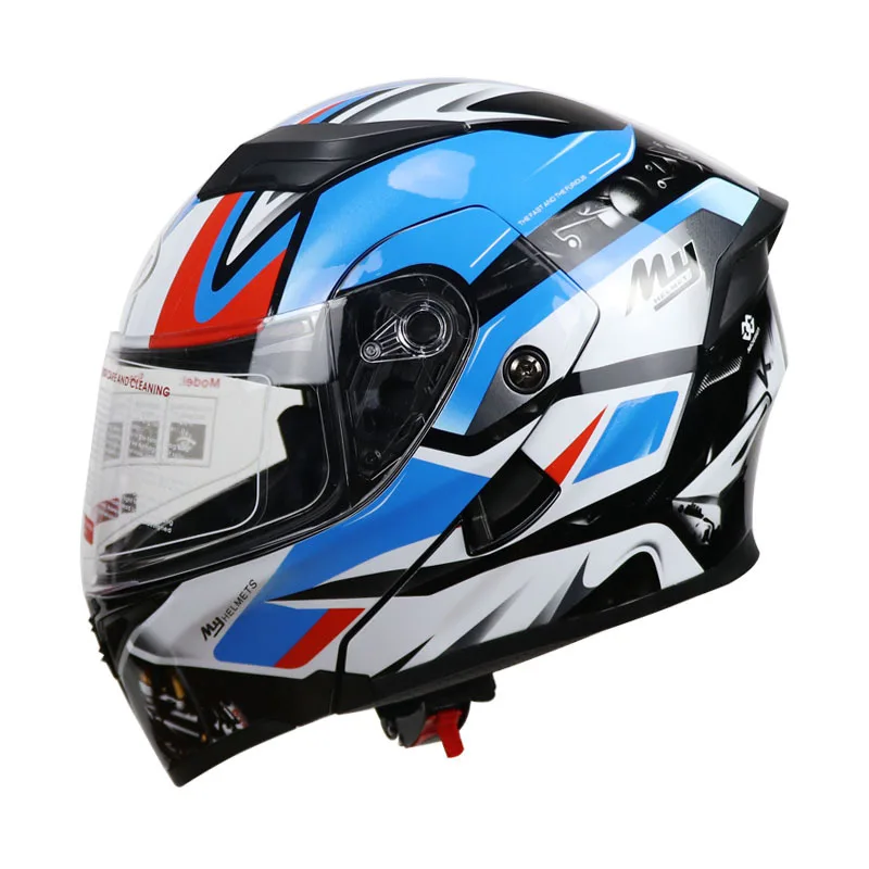 

2021 Latest Motorcycle Flip Up Helmet for adults Modular Dual Lens for man for women Casco Capacete motocross Casque Moto
