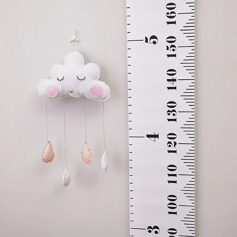 Фетровая подвеска в виде облака и капли дождя скандинавском стиле украшение для