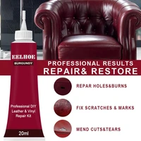20ml car care kit liquid leather skin refurbish repair cracks coats scratch seat sofa restoration black for car holes tool m2x8