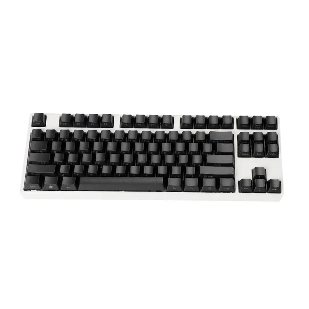 87 YMDK боковая печать ANSI Толстая клавиатура PBT для механической клавиатуры Tenkyless