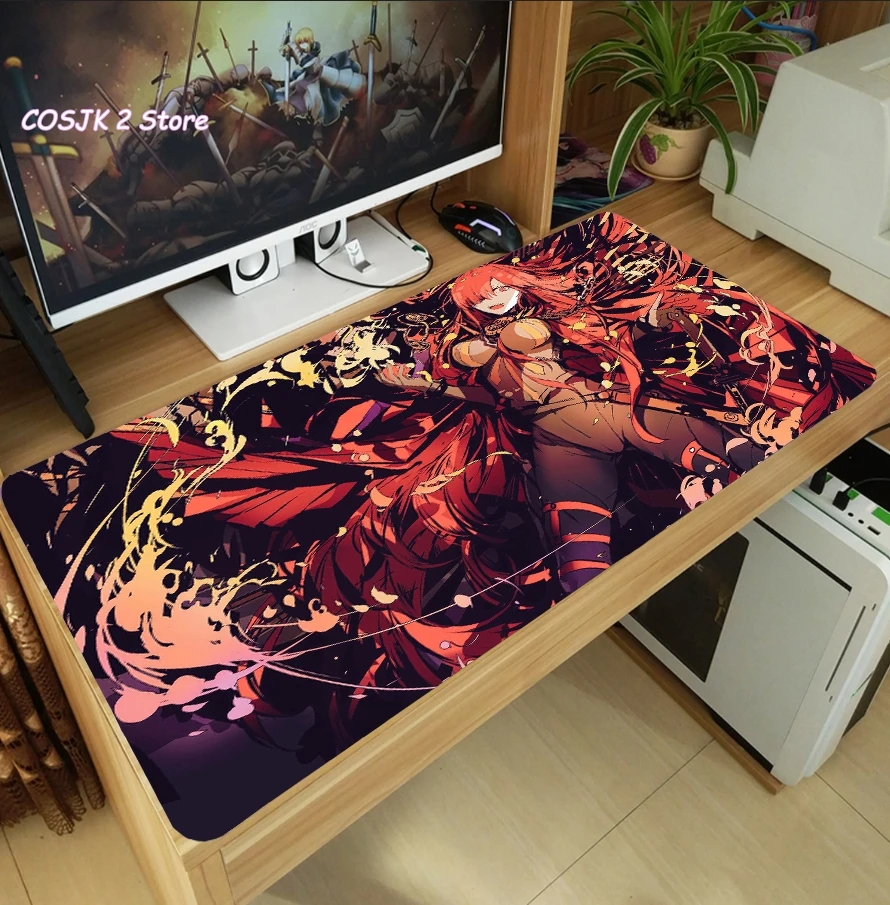 

Anime Fate Fate/Grand Order Large Oda Nobunaga Mouse Pad Laptop PC Gaming Computer Desk Keyboard Mat Thicken Anti-Slip Playmat