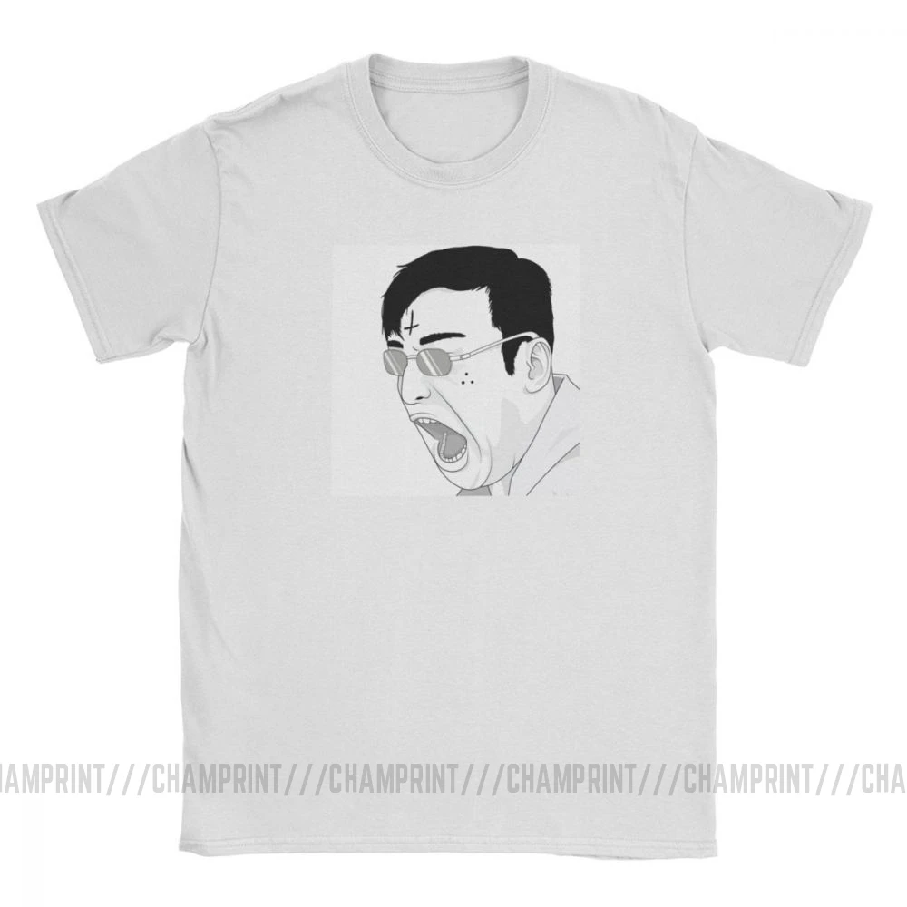 Футболка мужская с коротким рукавом 100% хлопок принтом джоджи|Мужские футболки| |