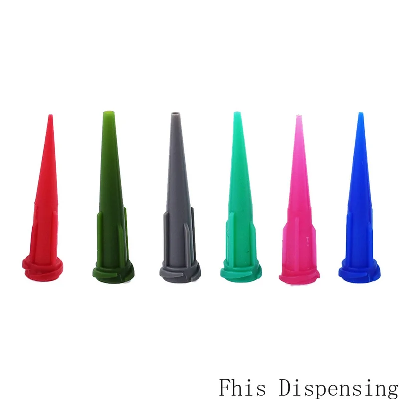 

Pack of 100 Opaque Plastic Conical Fluid Epoxy Resin Smoothflow Avoid Light Tapered Needle Glue Dispensing Tips