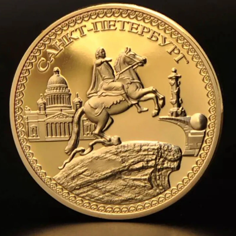 Украина золотые монеты император Питер Бронзовый рыцарь русские сипечин