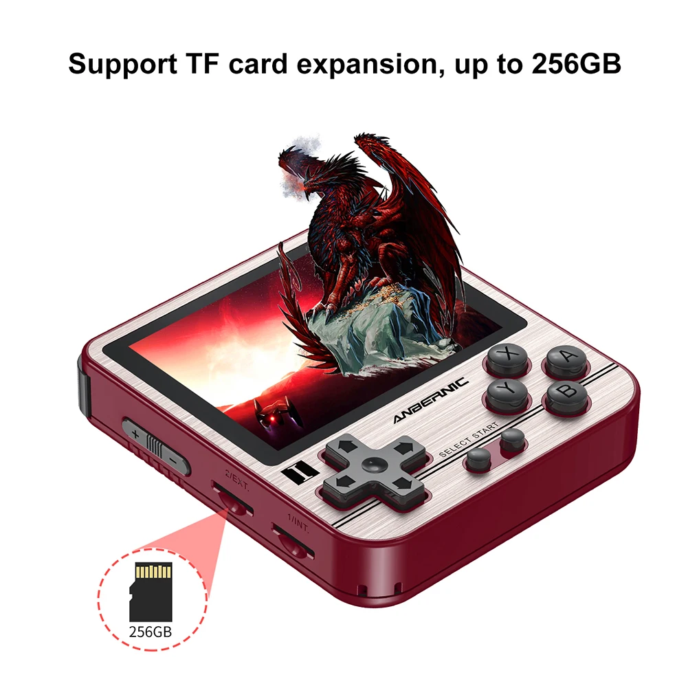 

ANBERNIC RG280V Pocket Retro Game Console Adults Handheld Mini Gaming Player 16GB 32GB Mini Handheld Gaming Player Boy Gift