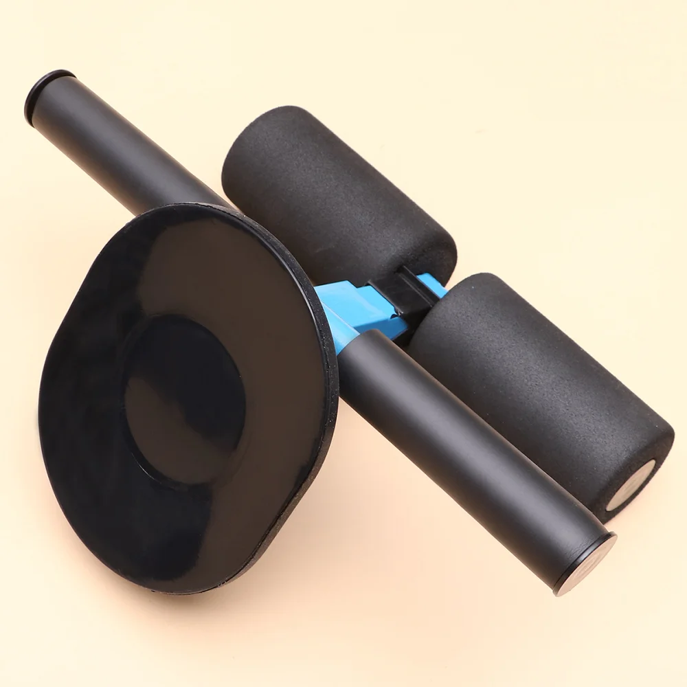 

1PC Creative Fitness Equipment Sit-up Assist Device Suction Cup Type Sit-up Abdominal Trainer for Home Men (Red)