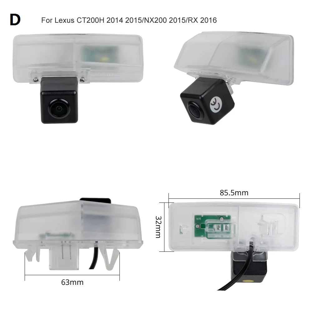 SINOSMART Автомобильная специальная парковочная камера заднего хода для Lexus ES240 ES350