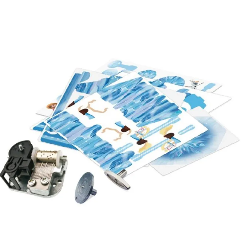 Музыкальная шкатулка Холодное сердце Disney вращающаяся музыкальная ручной работы