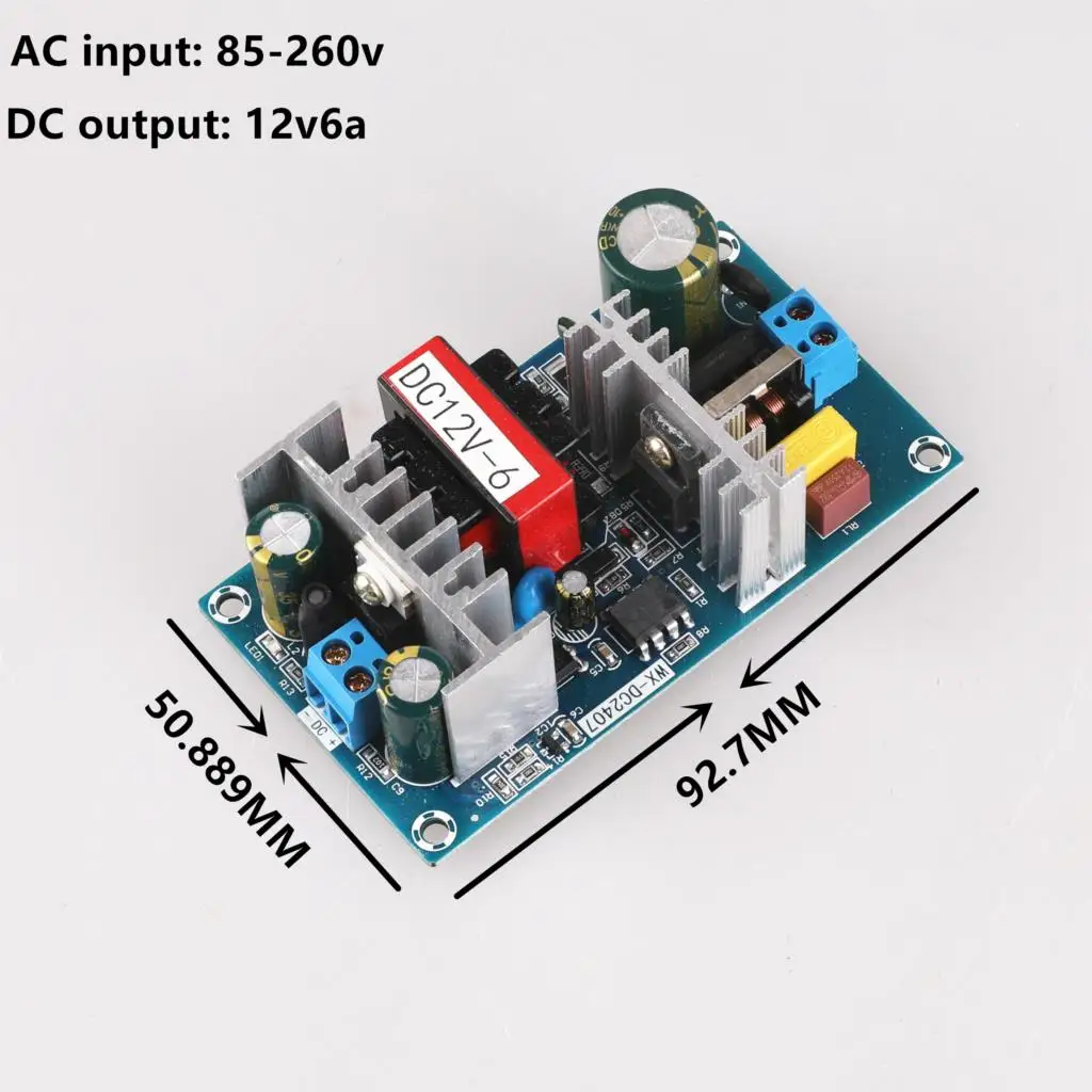 

AC 100-240V to DC 12V 6A switching power supply module AC-DC