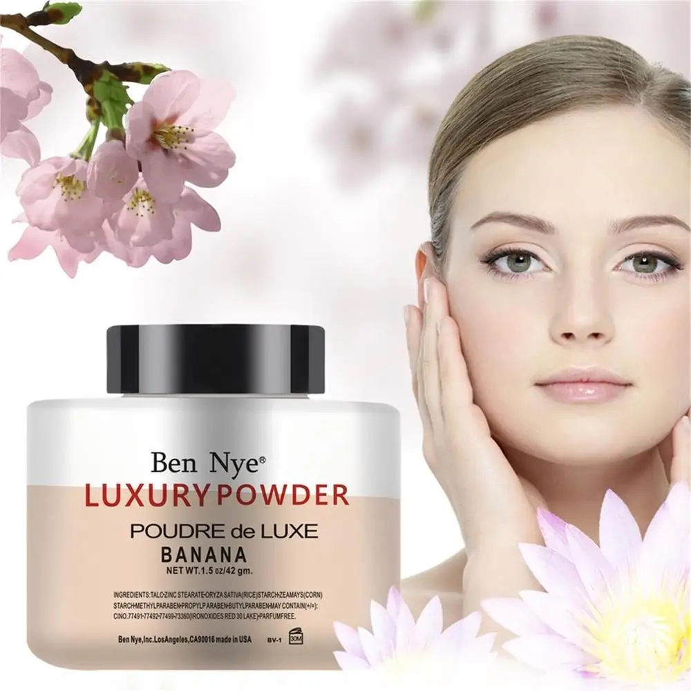 Модные товары роскошные пудры для макияжа с банановым порошком лица женщин и