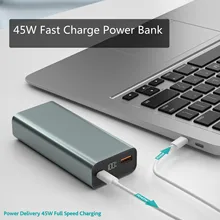 Power Bank 45W Fast Charge 10000mAh High-power Multi-function Powerbank Mobile Phone Auxiliary Battery Charger For Phone Laptop