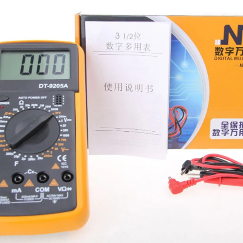 Портативный цифровой мультиметр высокоточный Универсальный измеритель для