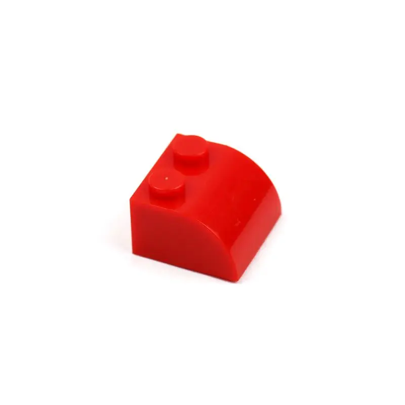 100 шт./лот строительные блоки кирпичи 2x2 изогнутые формы наборы блоков аксессуары