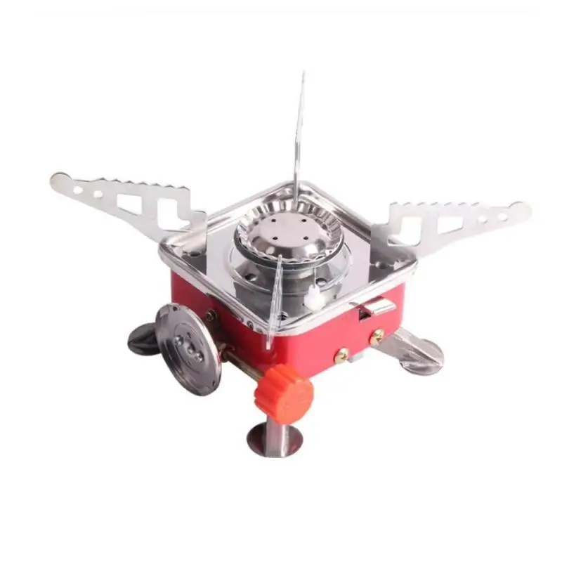 New Outdoor Gas Burner For Camping Stove Lighter Tourist Equipment Kitchen Cylinder Propane Grill Powerful Wind Proof | Спорт и