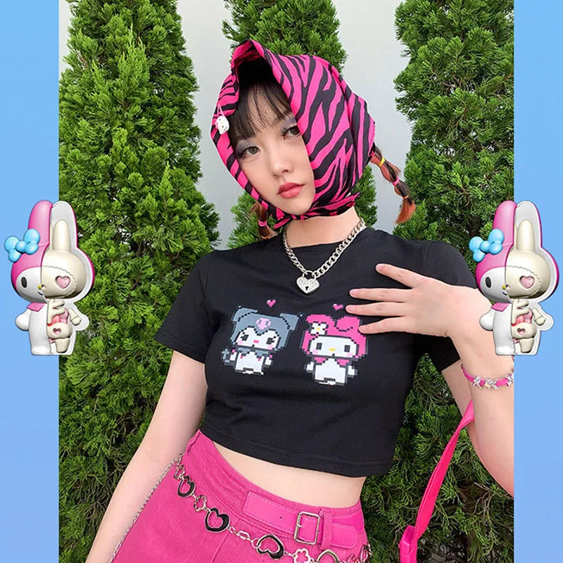 Футболка brразмера 2000 футболка в стиле Харадзюку 90-х годов | Женская одежда