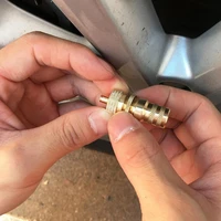 tire deflator valve fine workmanship brass wear resistant reliable tire relief valve bleeder valve for atv