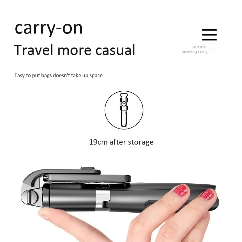 L02 селфи палка монопод Bluetooth штатив с беспроводным дистанционным затвором для
