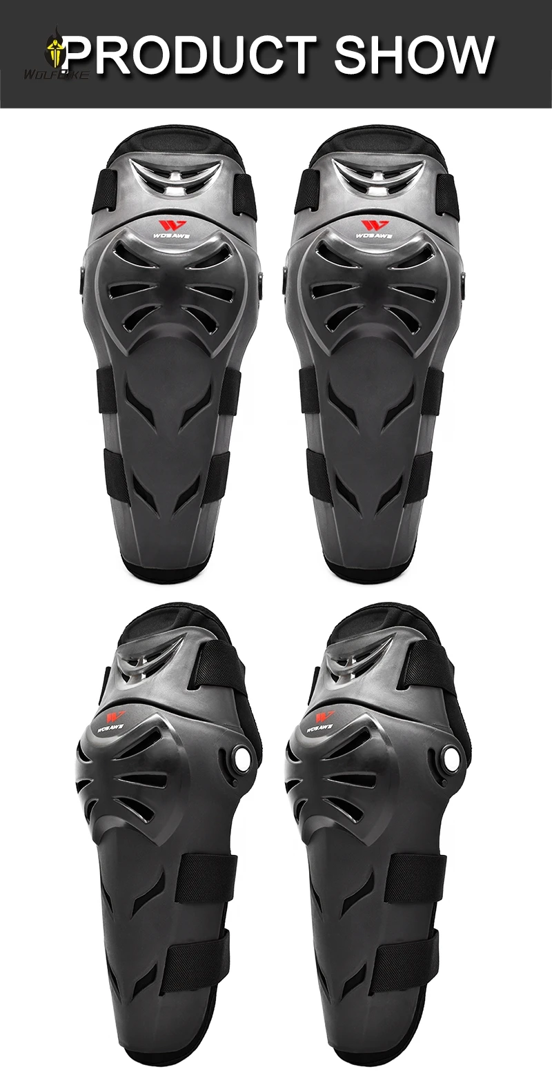WOLFBIKE наколенники для катания на лыжах, скейтборде, поддержка волейбола, хоккейного ролика, для внедорожных велосипедных видов спорта, защита для тела MTB, защита для колена
