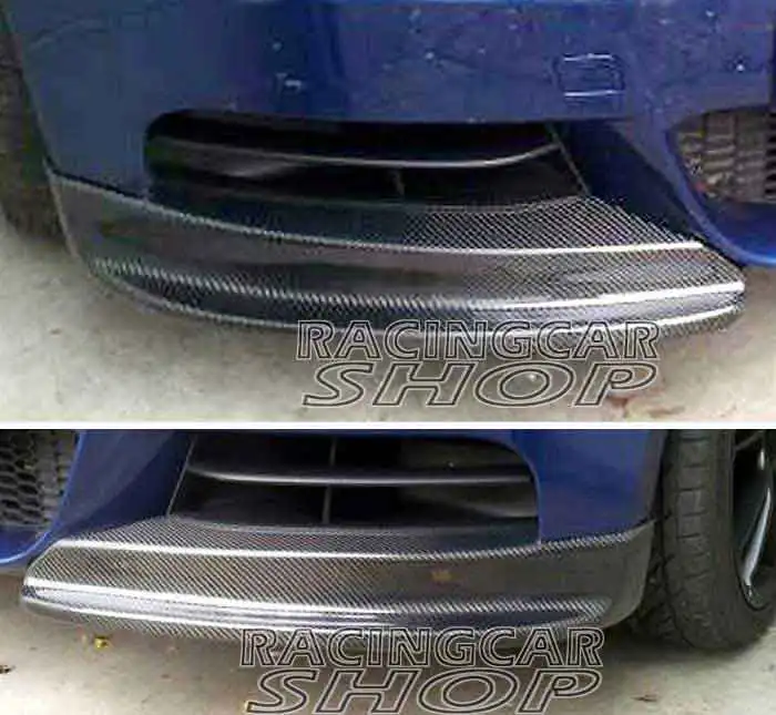 Передний спойлер из настоящего углеродного волокна Cupwings 1 пара для BMW E82 135i M tech Bumper