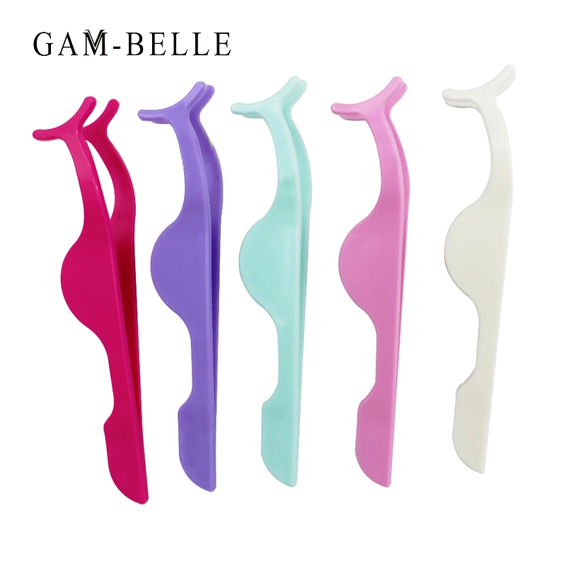 

50 шт. пинцеты для накладных ресниц Поддельные ресницы Аппликатор для ресниц Щипцы для завивки и наращивания ресниц кусачки Вспомогательный...