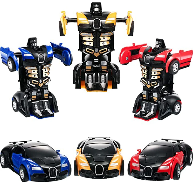 

Мини-трансформер 2 в 1 автомобиль-робот игрушка аниме экшн-трансформер столкновений трансформирующая модель автомобили игрушка подарок для...