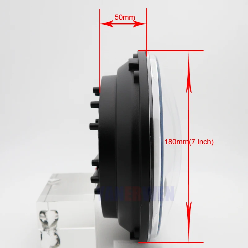 Автомобильный светильник 7 дюймовый светодиодный головной для 07-15 JEEP Wrangler JK Hummer H4