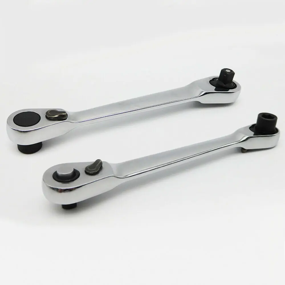 

Supply Ratchet Wrench 1pc Chrome Vanadium Steel Silver 1/4 72 Tooth Mini
