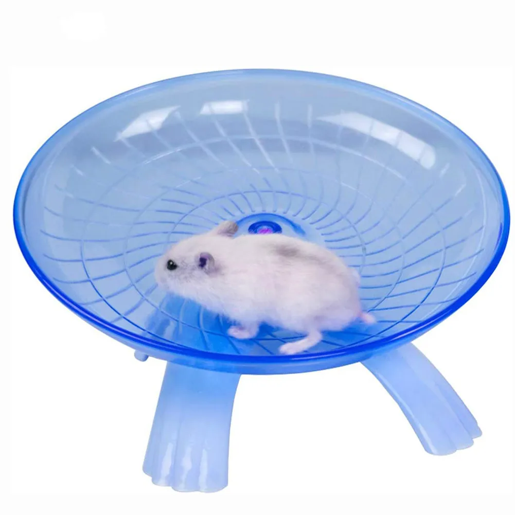 

18cm Running Wheel Pet Toy Flying Saucer Hamster Toy Pet Machine Small Animal Hamster Accessories Squirrel Wheel
