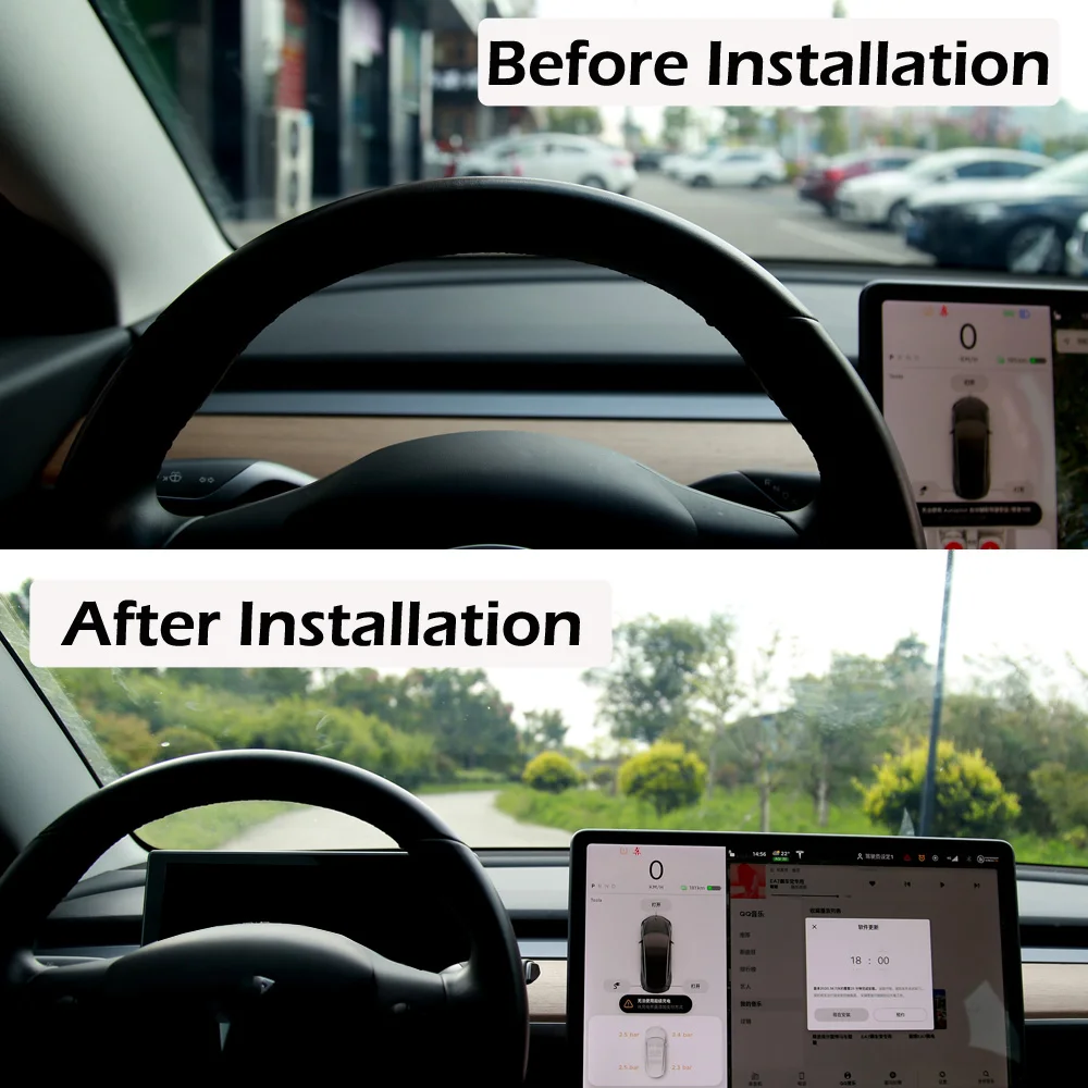 

EANOP HUD 10.25'' Digital Touched Performance LCD Android 9.0 Media Player Dashboard for Tesla Model 3 Y Support Carplay 2/32GB