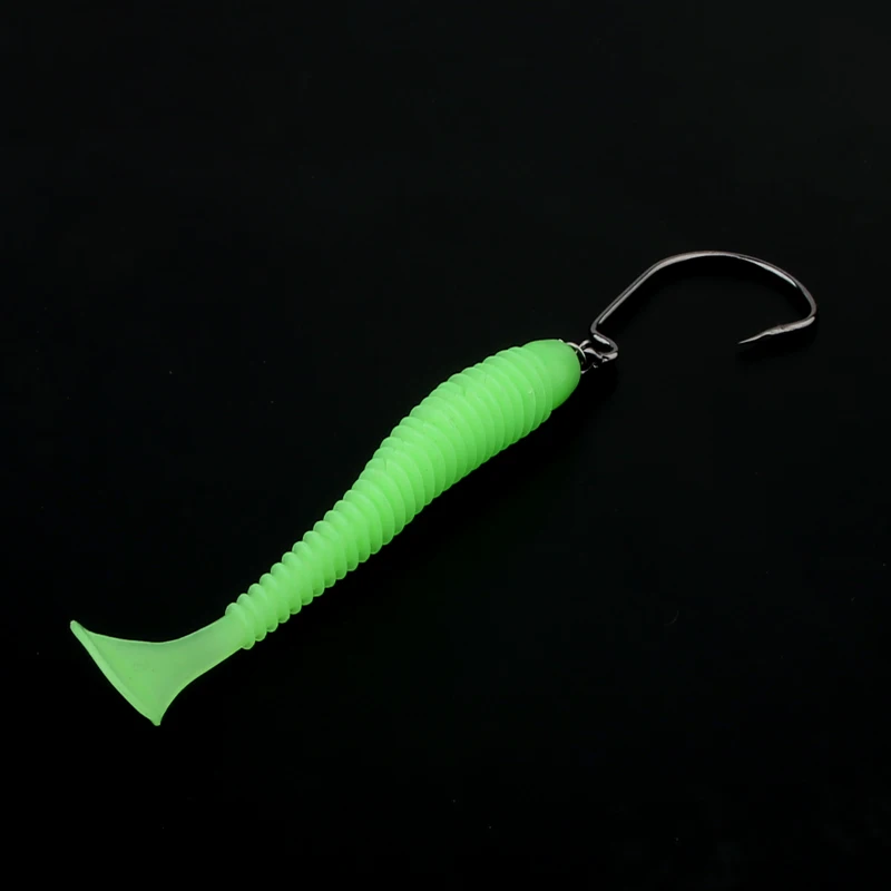 

Ardea Soft Lure jig lead Head Tackle fishing Tail Wobbler jigging Artificial Bait Carp Fishing Sea Bass Glow Pike Rockfish
