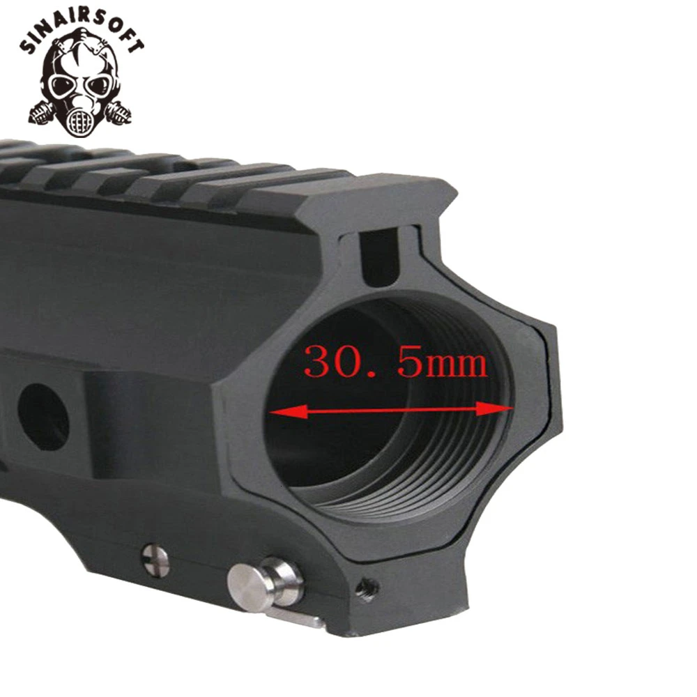 SINAIRSOFT стиль Охота Пикатинни 14 ''/17'' поручень системы черный для страйкбола AEG M4/M16