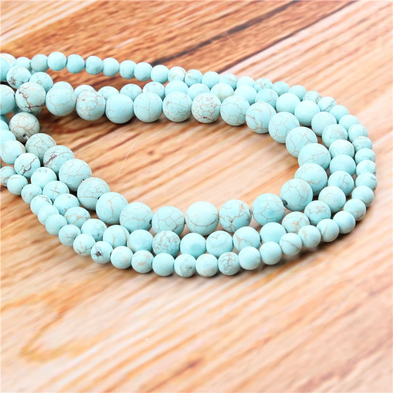 

4/6/8/10/12mm Natural Pine Natural Stone Beads Loose Stone Round Beads For DIY Jewelry Bracelet Necklace Make