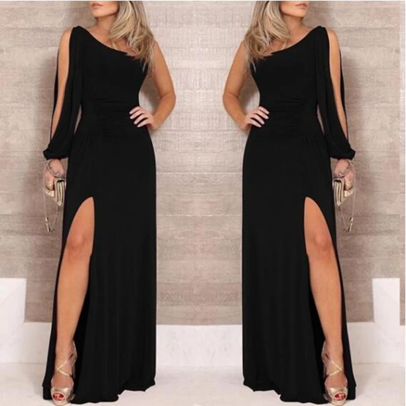 

Summer Dress 2022 Solid Vestidos Mujeres Sexy Maxi Dress Long Pleated Dresses Backless Robe Femme Robe Longue evenning-dress