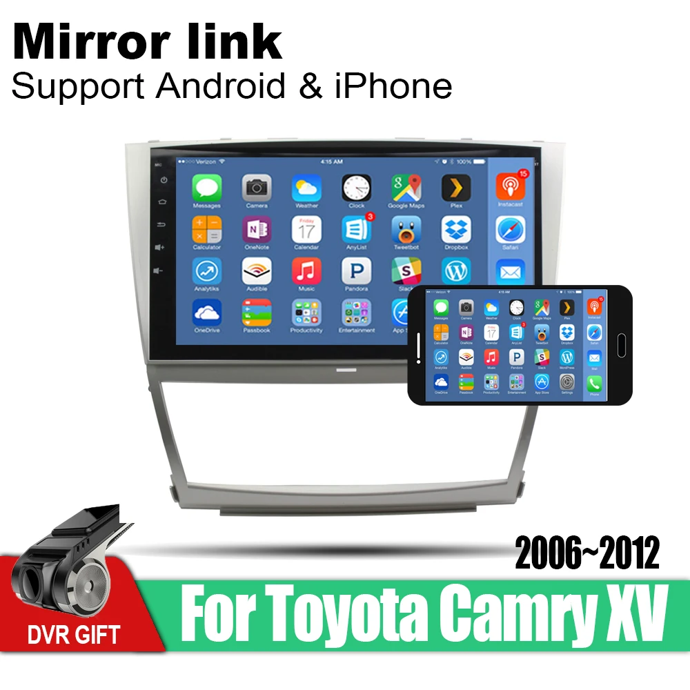 ZaiXi Автомобильный gps мультимедийный плеер для Toyota Camry XV 2006 ~ 2012 автомобильный Android
