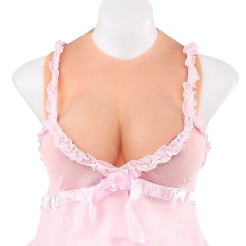 Silicone Breast Form CD Enhancer Soft Fake Boobs Crossdresser Transgender Cosplay Transgender Queen Transvestite Mastectomy Bra