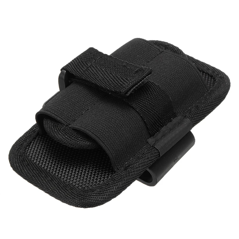 1 шт. 120 мм светодиодный фонарик Фонарь держатель нейлоновый зажим кобура Чехол