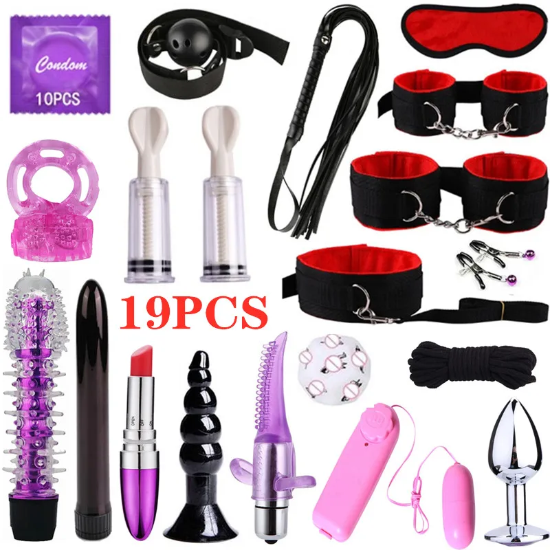 Набор для эротического бондажа фиксаторы игры взрослых секс игрушки пар